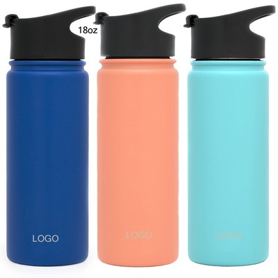 Vacuum Insulated Stainless Steel Water Bottle 18oz